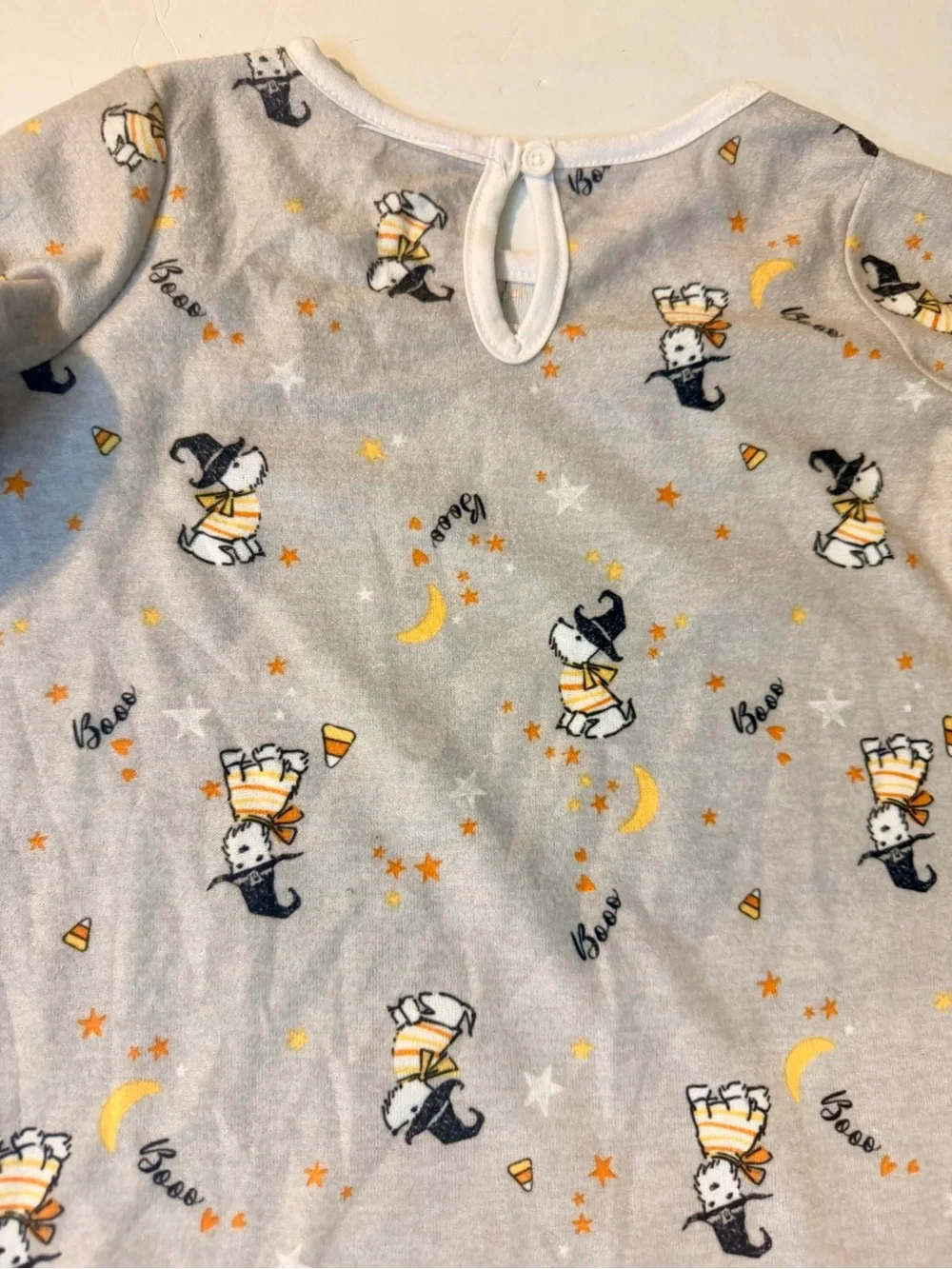 Laura Ashley Girls 2T Witch Scotty Halloween Nightgown NWT